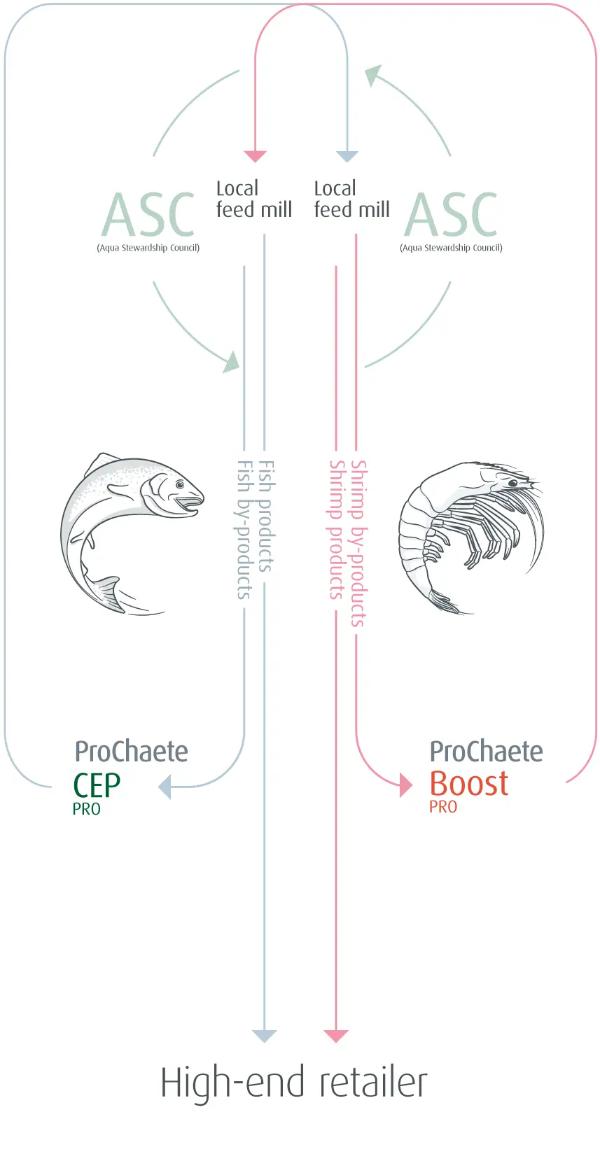 Prochaete circular feed chain, sustainability at Prochaete